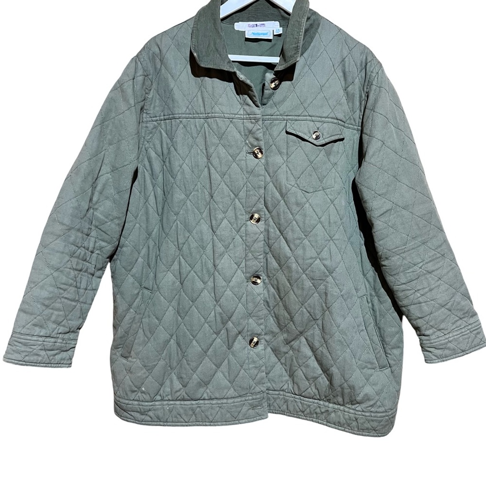 Vintage Quilted Barn Jacket or Chore Jacket